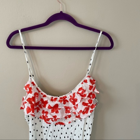 NWT Rixo For Target Polka Dot Spaghetti Strap Maxi Dress - Picture 2 of 8